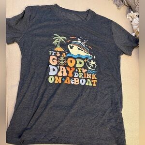 Cruise ship graphic tee - Mickey Mouse design- new